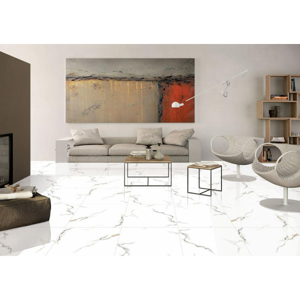 Керамогранит полированный Primavera PR124 Kalos Bianco 600*600 мм (1,44 м2)
