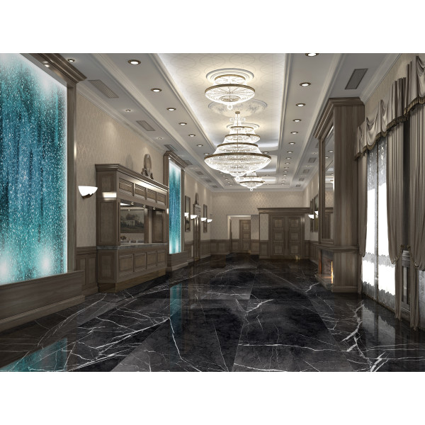Керамогранит полированный Primavera GR203 Fedele Negro High glossy 600*1200 мм (1,44 м2)