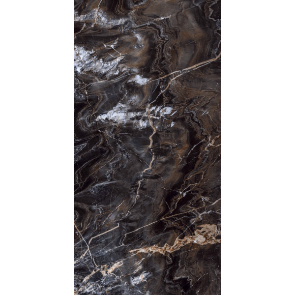 Керамогранит полированный Primavera GR201 Toledo black High glossy 600*1200 мм (1,44 м2)