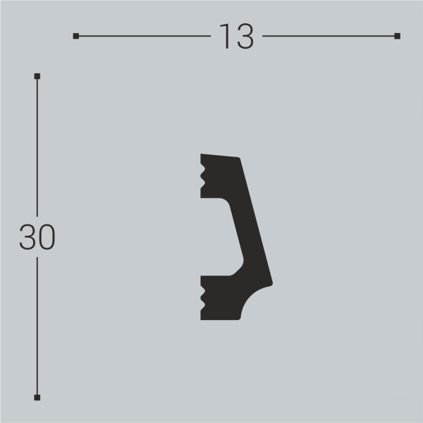 Молдинг XPS М 16 (30х13)