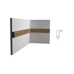 Молдинг (30*12*2700 мм) Kr124M-6