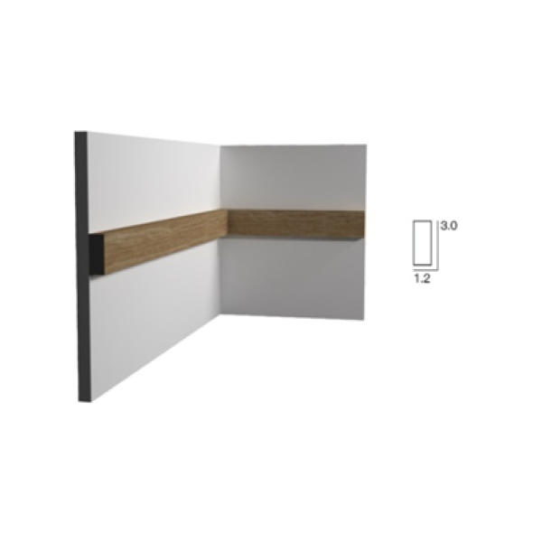 Молдинг (30*12*2700 мм) Kr124M-6