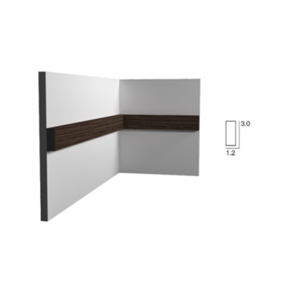 Молдинг (30*12*2700 мм) Kr124M-8