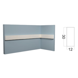 Молдинг (30*12*2700 мм) Kr124M-9