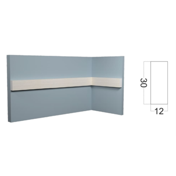 Молдинг (30*12*2700 мм) Kr124M-9