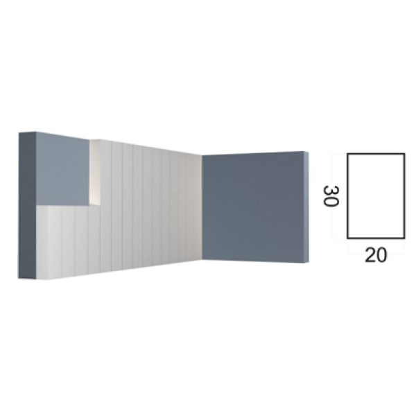 Молдинг (30*20*2000) Kr132M