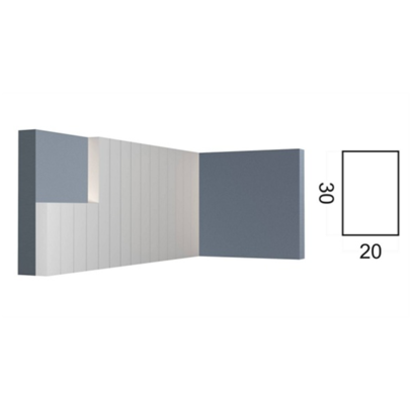 Молдинг (30*20*2700) Kr132M/2,7