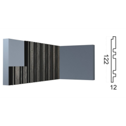 Cтеновая панель 3D (122*12*2700 мм) Kr200SP-2