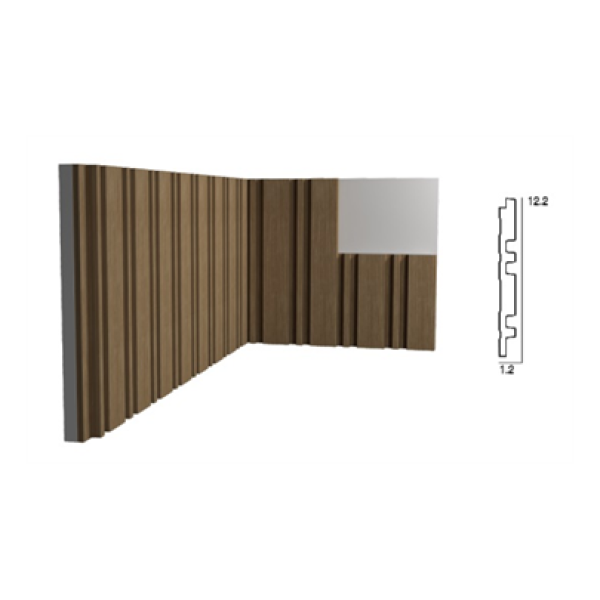 Cтеновая панель 3D (122*12*2700 мм) KR200SP-6