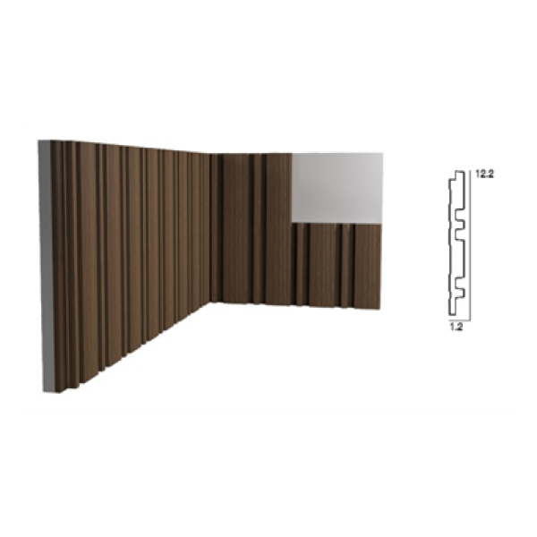 Cтеновая панель 3D (122*12*2700 мм) KR200SP-7