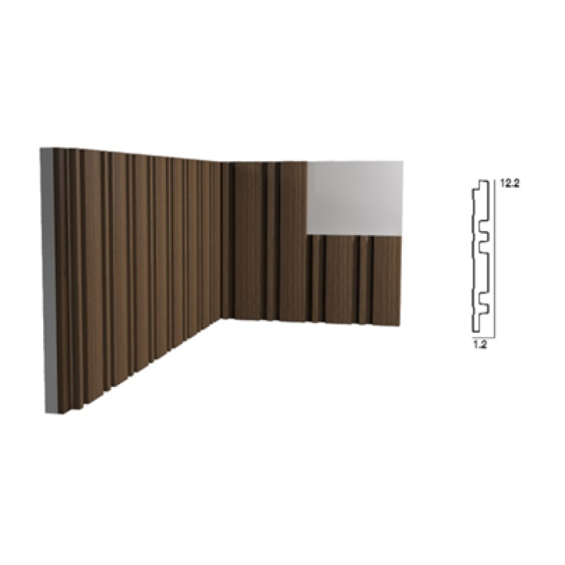 Cтеновая панель 3D (122*12*2700 мм) KR200SP-7