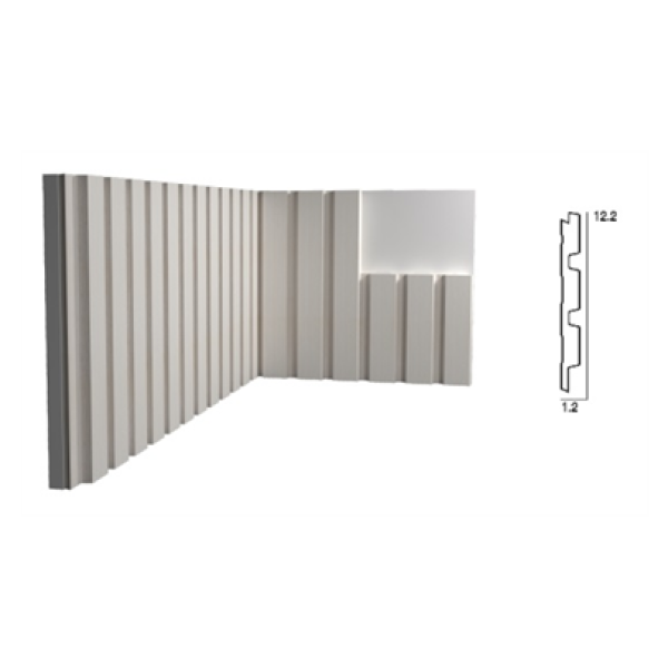 Cтеновая панель 3D (122*12*2700 мм) Kr204SP-9