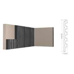 Cтеновая панель 3D (122*12*2700 мм) Kr208SP-2