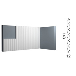Cтеновая панель 3D (142.5*12*2700 мм) Kr236SP