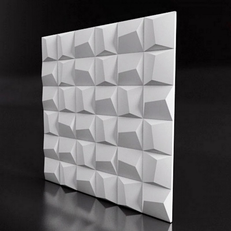 Гипсовые 3D-панели Скальник 50x50 см
