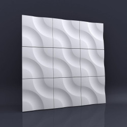 Гипсовые 3D-панели Аливия 50x50 см