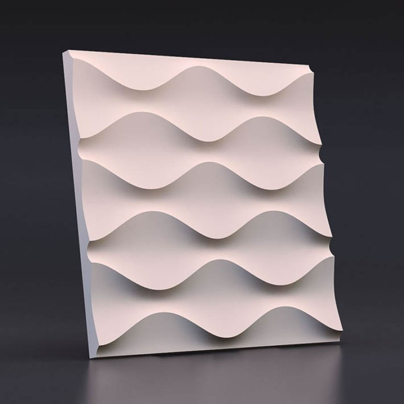 Гипсовые 3D-панели Песочные часы 50x50 см