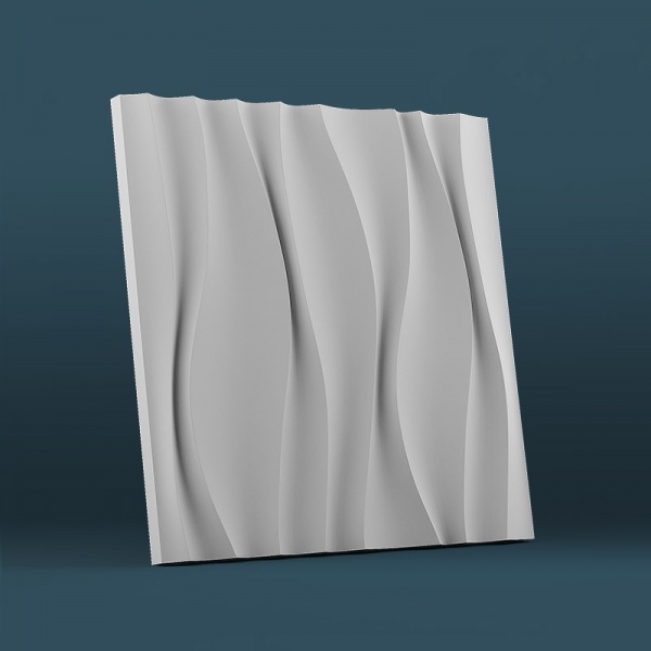 Гипсовые 3D-панели Водопад 50x50 см