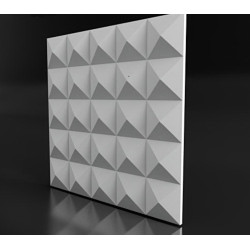 Гипсовые 3D-панели Ромб 50x50 см