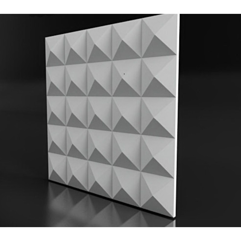 Гипсовые 3D-панели Ромб 50x50 см