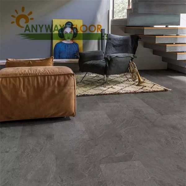 ПВХ плитка замковая Quick Step Ambient Rigid Click RAMCL 40034 Сланец серый, 32 класс, Толщина 5 мм, 1,847 м2