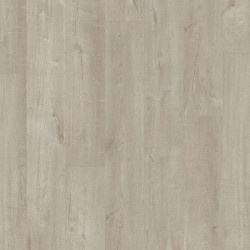 ПВХ плитка замковая Quick Step Pulse Click PUCL 40105 Дуб хлопковый светло-серый, 32 класс, Толщина 4,5 мм, 2,22 м2