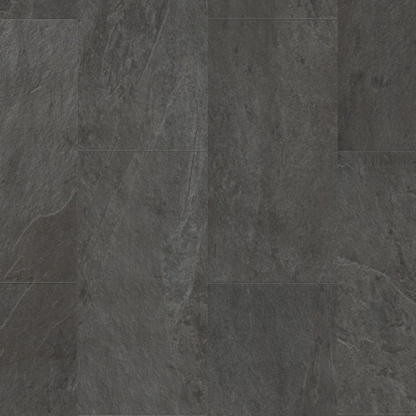 ПВХ плитка замковая Quick Step Ambient Click AMCL 40035 Сланец чёрный, 32 класс, Толщина 4,5 мм, 2,08 м2