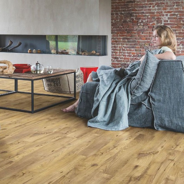 ПВХ плитка замковая Quick Step Balance Click BACL 40029 Каштан винтажный натуральный, 32 класс, Толщина 4,5 мм, 2,105 м2