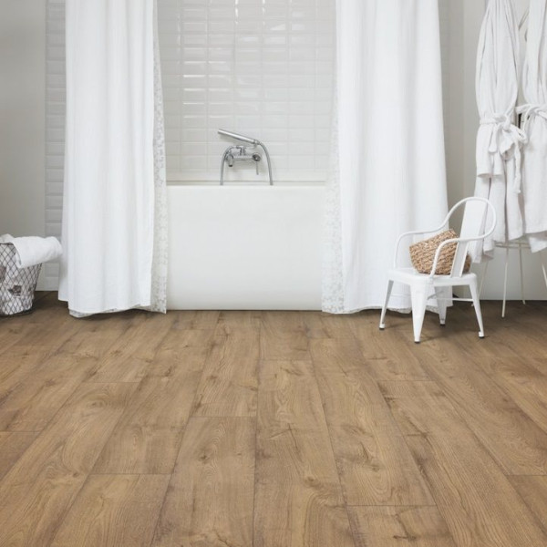 ПВХ плитка замковая Quick Step Pulse Click PUCL 40093 Дуб охра, 32 класс, Толщина 4,5 мм, 2,22 м2