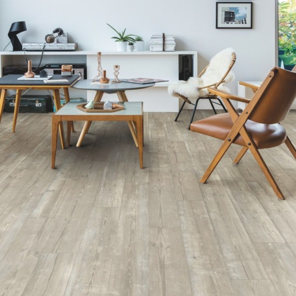 ПВХ плитка замковая Quick Step Pulse Click PUCL 40074 Утренняя сосна, 32 класс, Толщина 4,5 мм, 2,22 м2