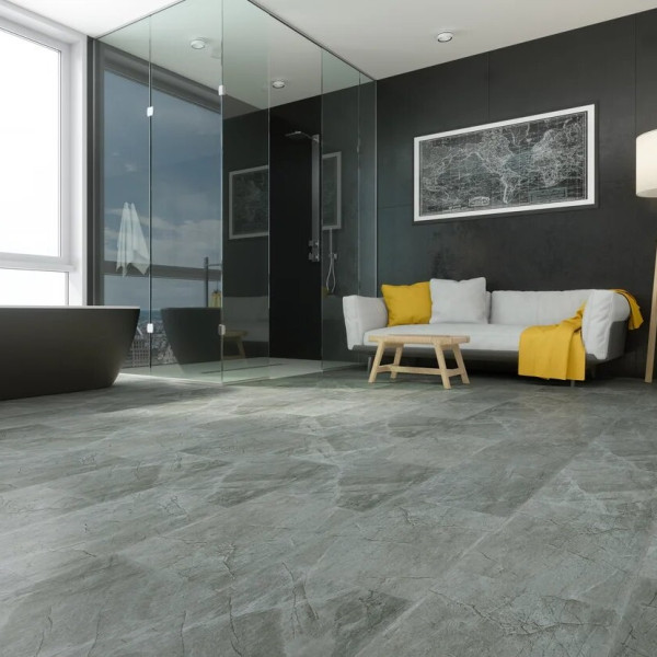 Кварцевый ламинат Fargo Stone Платиновый Агат 67S455, 33 класс, Толщина 4 мм, 1,8 м2
