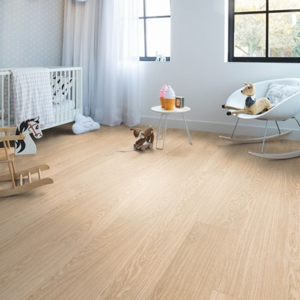 ПВХ плитка замковая Quick Step Pulse Click PUCL 40097 Дуб чистый натуральный, 32 класс, Толщина 4,5 мм, 2,22 м2