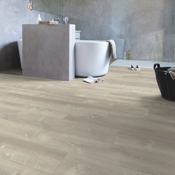 ПВХ плитка замковая Quick Step Pulse Click PUCL 40083 Дуб песчаный теплый серый, 32 класс, Толщина 4,5 мм, 2,22 м2