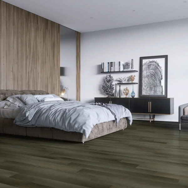 Кварцевый ламинат Home Expert Natural 2187-03 Дуб Ночной Лес, 32 класс, Толщина 3,5 мм, 2,196 м2