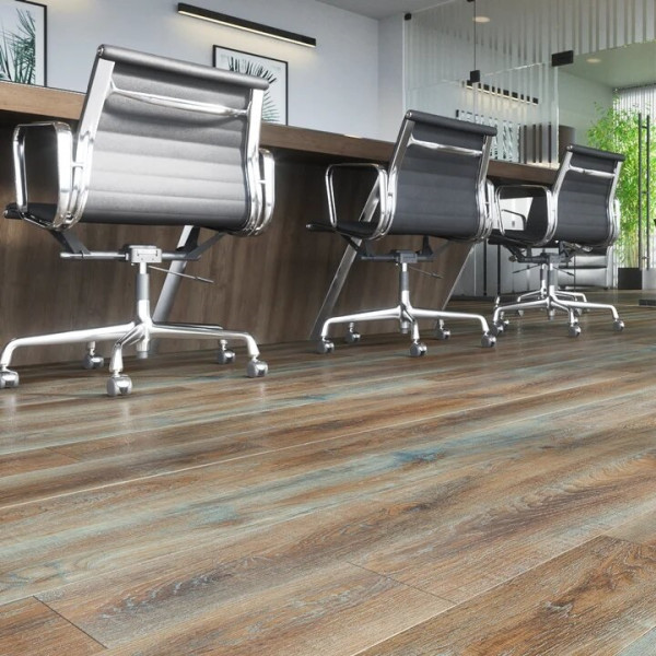 Кварцевый ламинат Fargo Comfort Дуб Карамельный 366-2B, 33 класс, Толщина 4 мм, 2,196 м2
