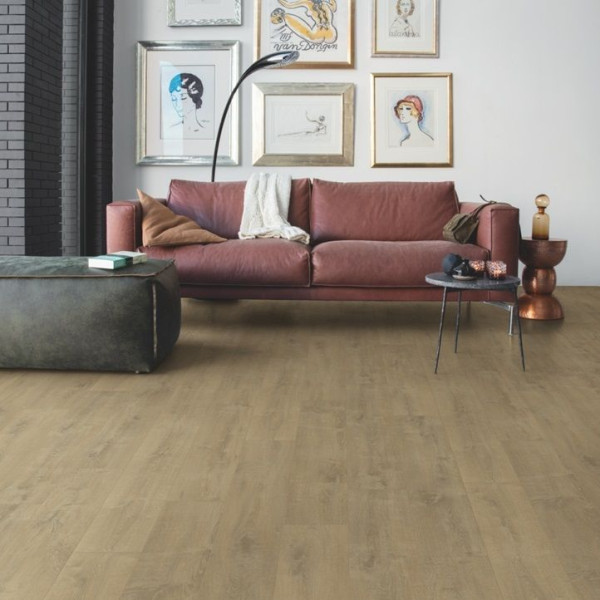 ПВХ плитка замковая Quick Step Balance Click BACL 40159 Дуб бархатный песочный, 32 класс, Толщина 4,5 мм, 2,105 м2