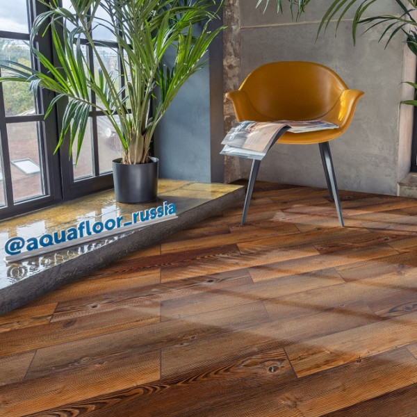 Виниловая клеевая плитка Aquafloor Parquet Glue AF2510PG, 43 класс, Толщина 2,5 мм, 3,72 м2