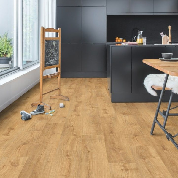 ПВХ плитка замковая Quick Step Pulse Click PUCL 40088 Дуб осенний медовый, 32 класс, Толщина 4,5 мм, 2,22 м2