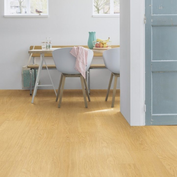 ПВХ плитка клеевая Quick Step Balance Glue Plus BAGP 40033 Дуб натуральный оборный, 33 класс, Толщина 2,5 мм, 3,655 м2