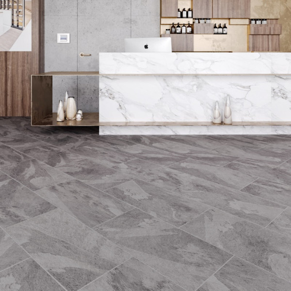 Виниловая плитка Moduleo Impress Click Mustang Slate 70928, 33 класс, Толщина 4,5 мм, 1,49 м2