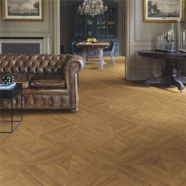 Ламинат Quick Step Castle CAU 4162 Дуб Горчичный, 33 класс, Толщина 12 мм, 1,426 м2
