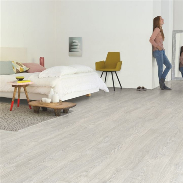 Ламинат Quick Step Impressive IM3560 Дуб Фантазийный светло-серый, 32 класс, Толщина 8 мм, 1,835 м2