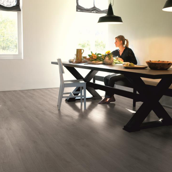 Ламинат Clix Floor Plus CXP086 Дуб Лава серый, 32 класс, Толщина 8 мм, 1,596 м2